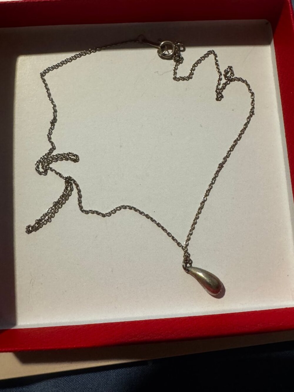 Tiffany & Co. Teardrop Necklace by by Elsa Peretti